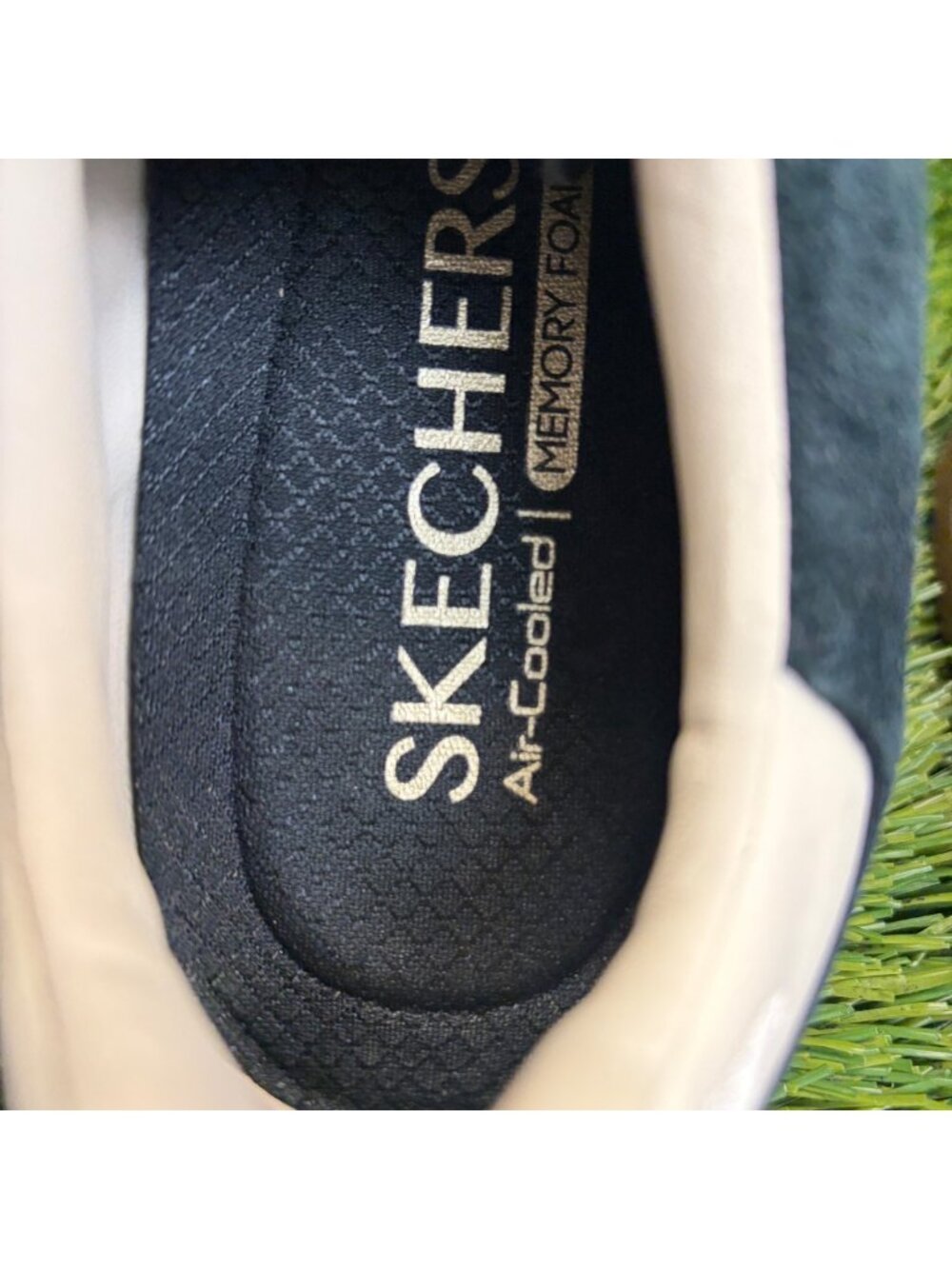 Skechers Hotshot Azir Mens Size 9 Navy White Athletic Lifestyle Shoes Sneakers - Picture 8 of 9
